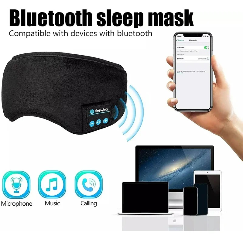 3D Eye Mask Bluetooth Headphon - огляд і ціна Noise Cancelling Headphone