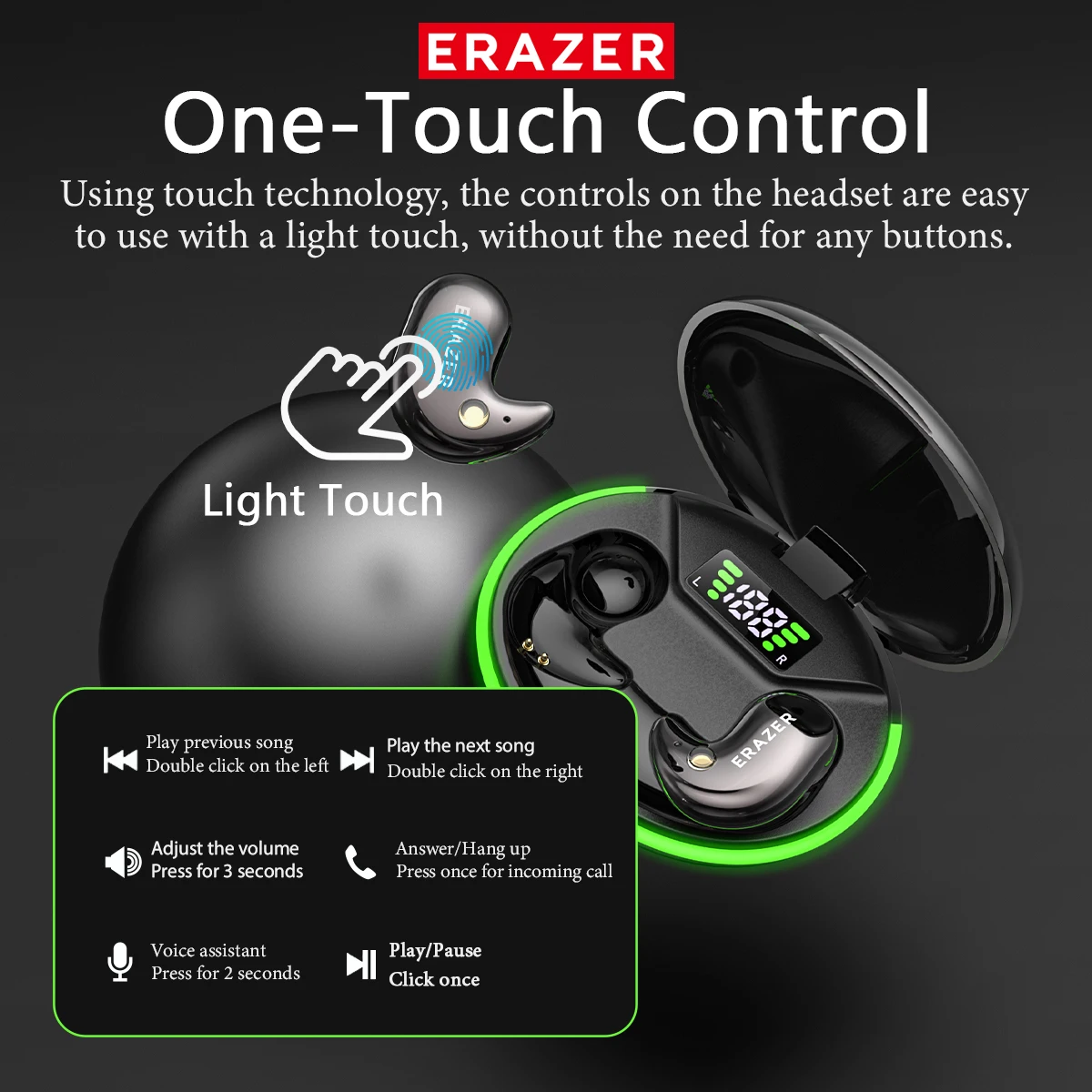 EARZER XF58 In-Ear Bluetooth H - огляд і ціна Noise Cancelling Headphone